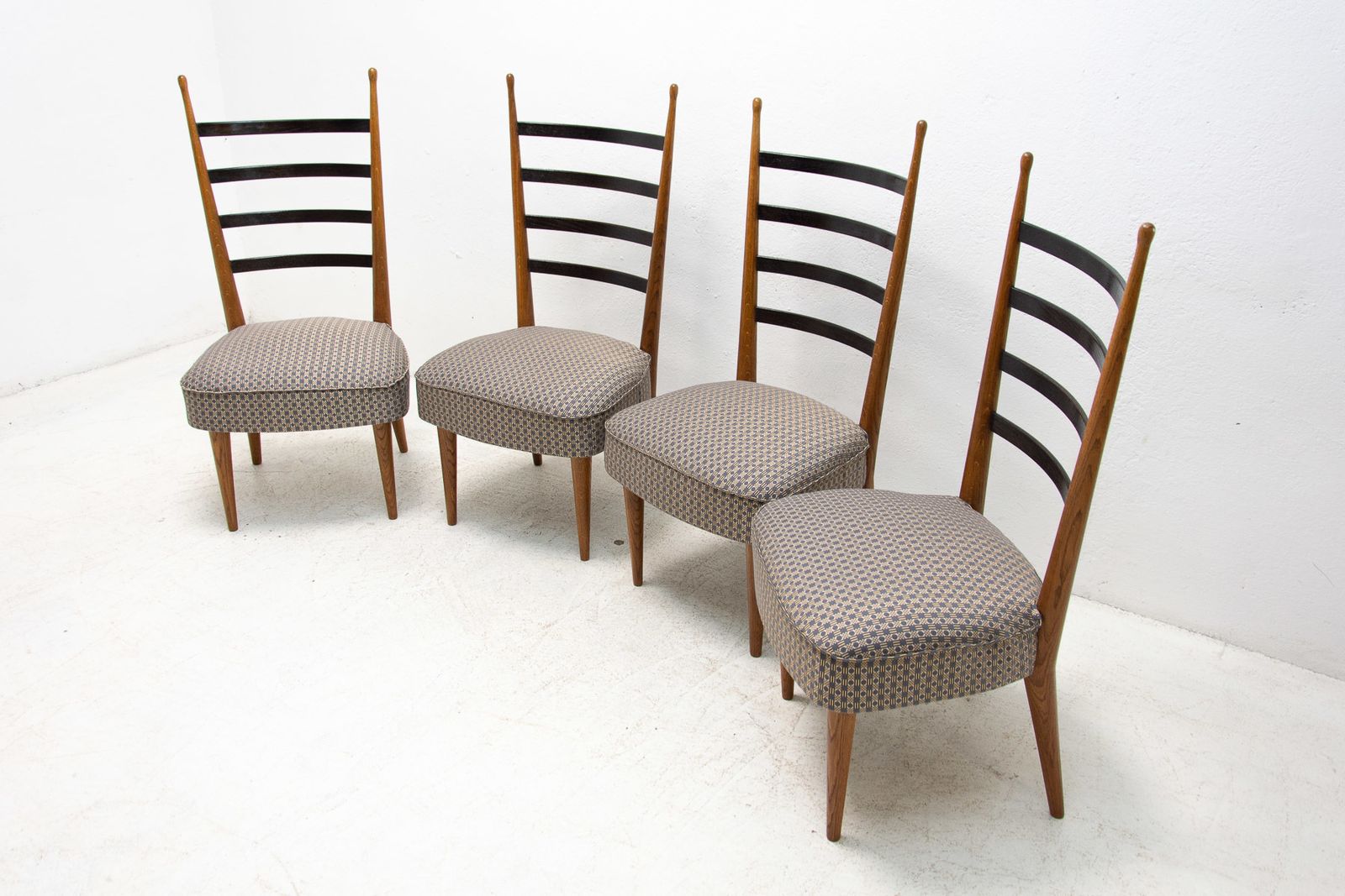 Dining Chairs By Josef Pehr Czechoslovakia 1940´S Set Of 4 photo 1054.0