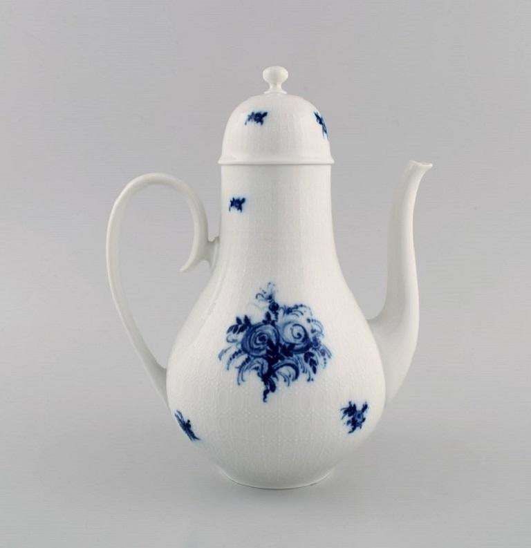 Bjørn Wiinblad For Rosenthal, Romanze Blue Flower Coffee Service, 1960s photo vinterior