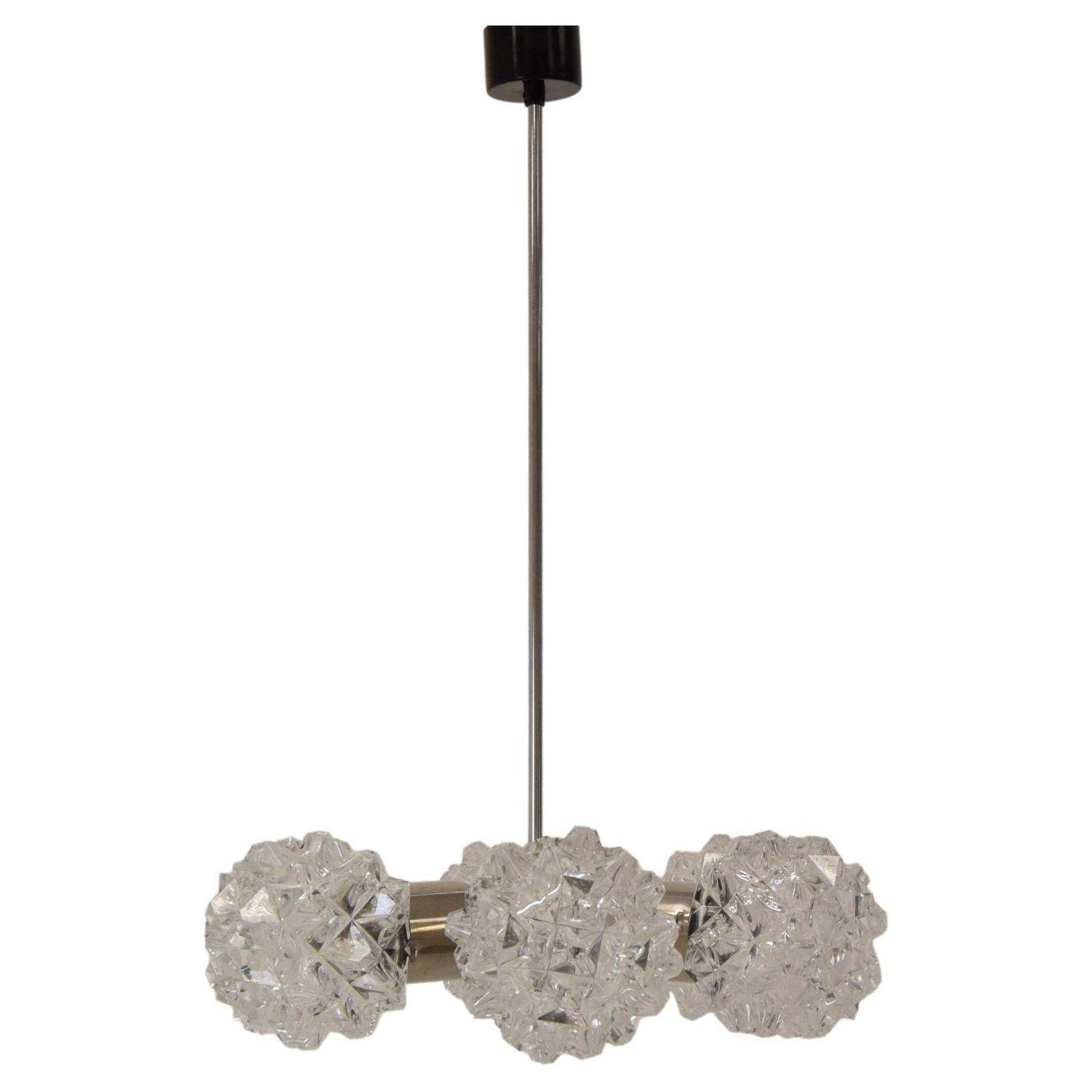Mid Century Chandelier Kamenický šenov, 1960´S