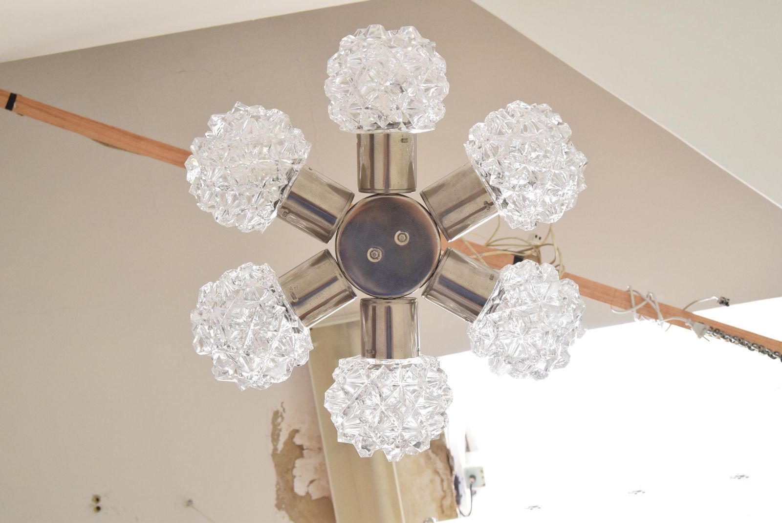 559.0 Mid Century Chandelier Kamenický šenov, 1960´S photo
