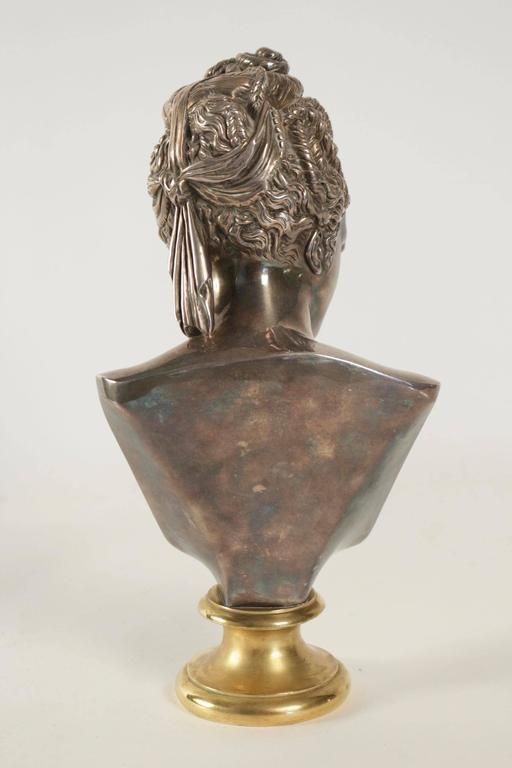 Buste Of Diane In Bronze And Silver, Beginning Of The 20th Century photo vinterior
