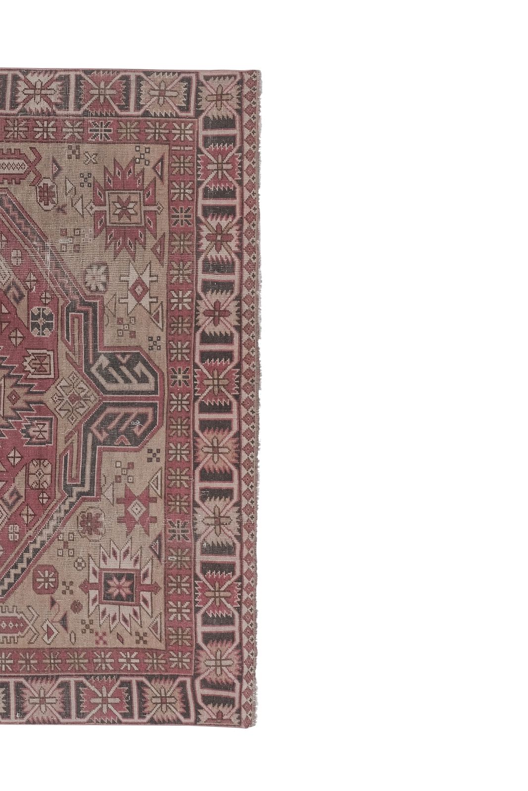 Antique Caucasian Kazak Rug With Tribal Geometric Medallion 5'5'' X 6' photo 1652.0