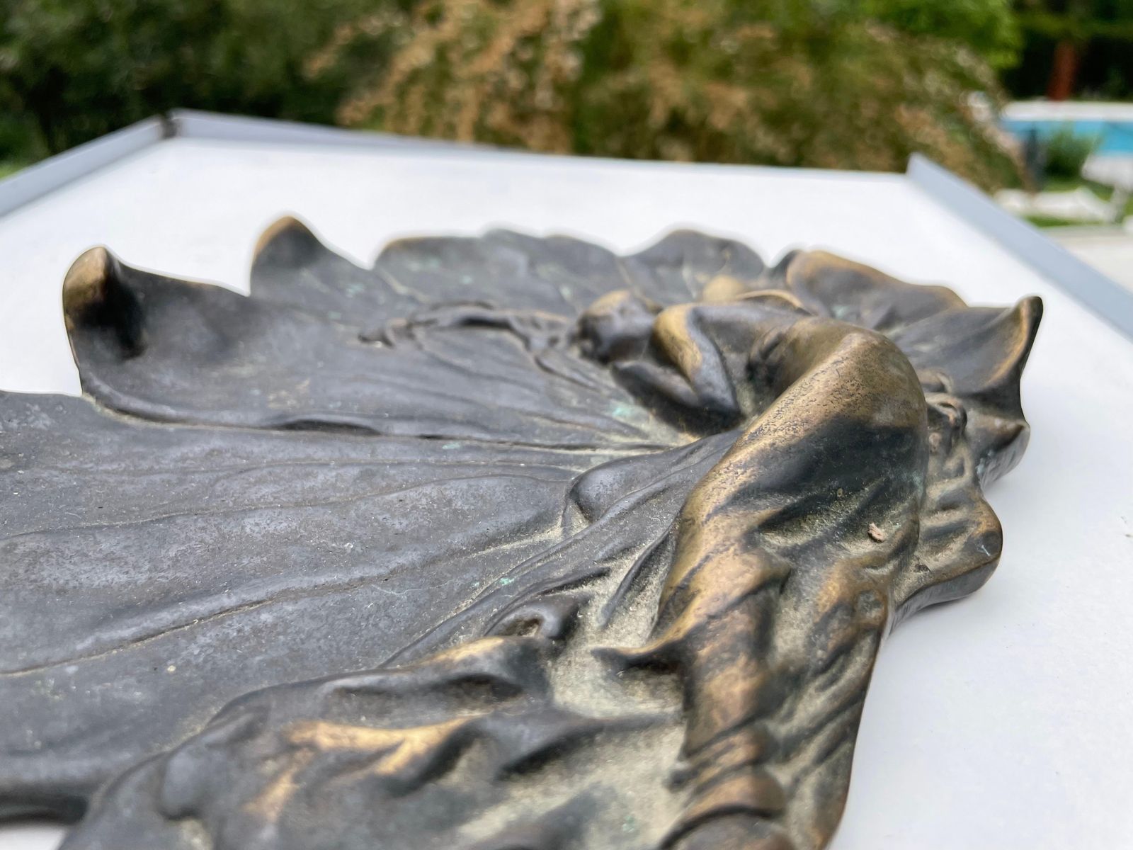 Vide Poche, Art Nouveau Period, In Bronze With Gold And Black Patina photo vinterior