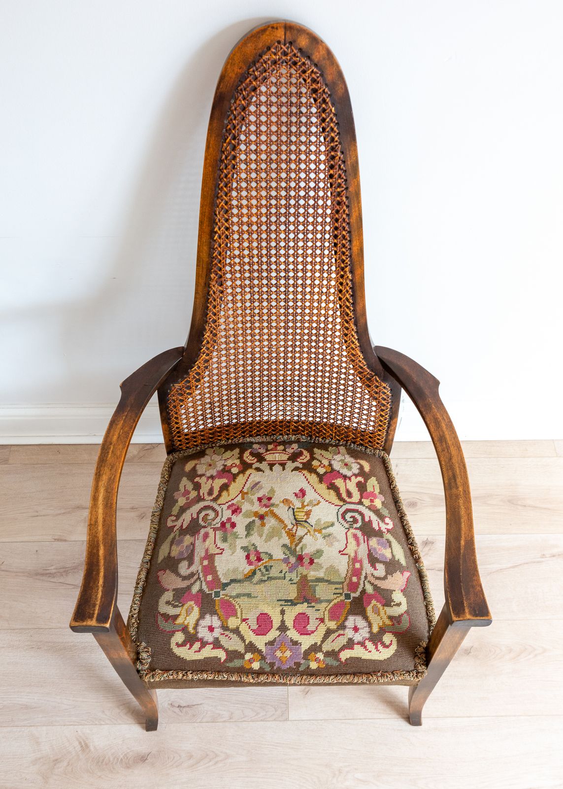 Furniture George Walton Arts & Crafts Glasgow School Art Nouveau Antique Fireside Armchair photo