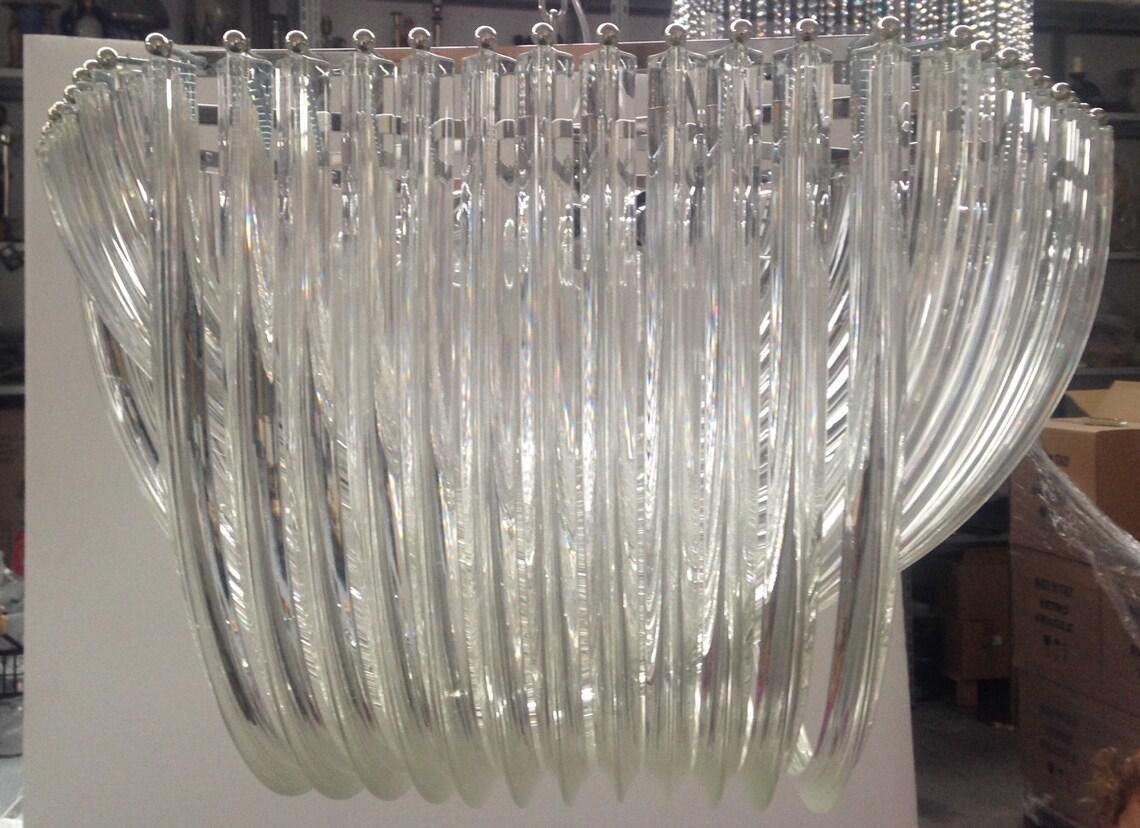 Murano Glass "Arch" Triedo Sputnik Chandelier photo vinterior