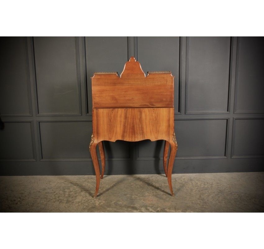 photo vinterior Burr Walnut Marquetry Inlaid Writing Desk