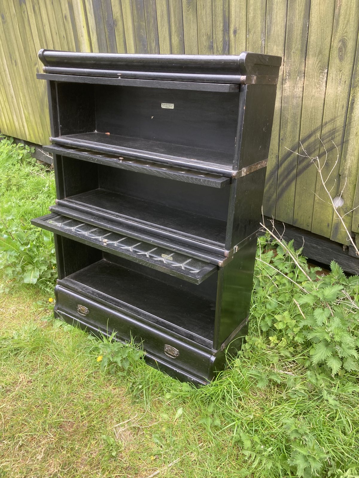 Barristers Bookcase Globe Wernicke photo for sale