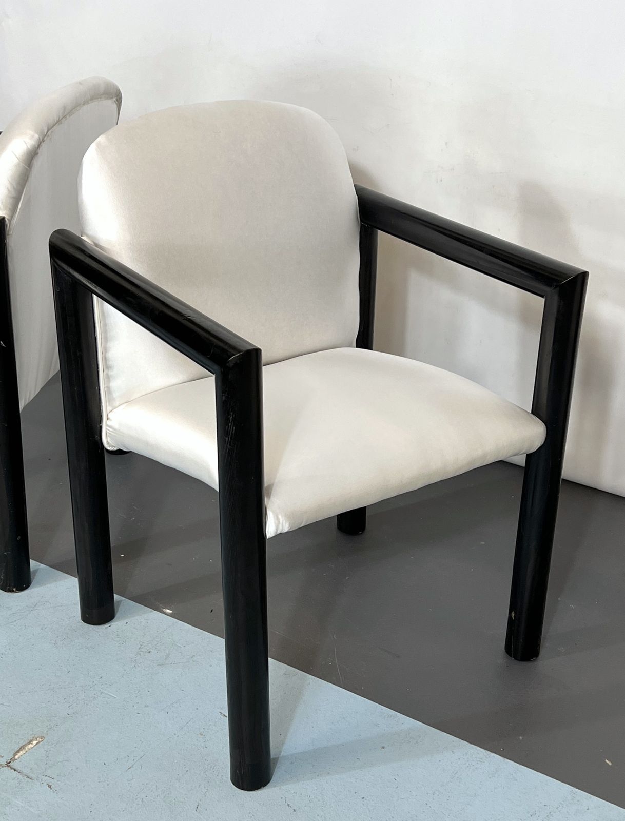 Mid Century Italian Modern Set Of 4 Armchairs From 70s photo vinterior