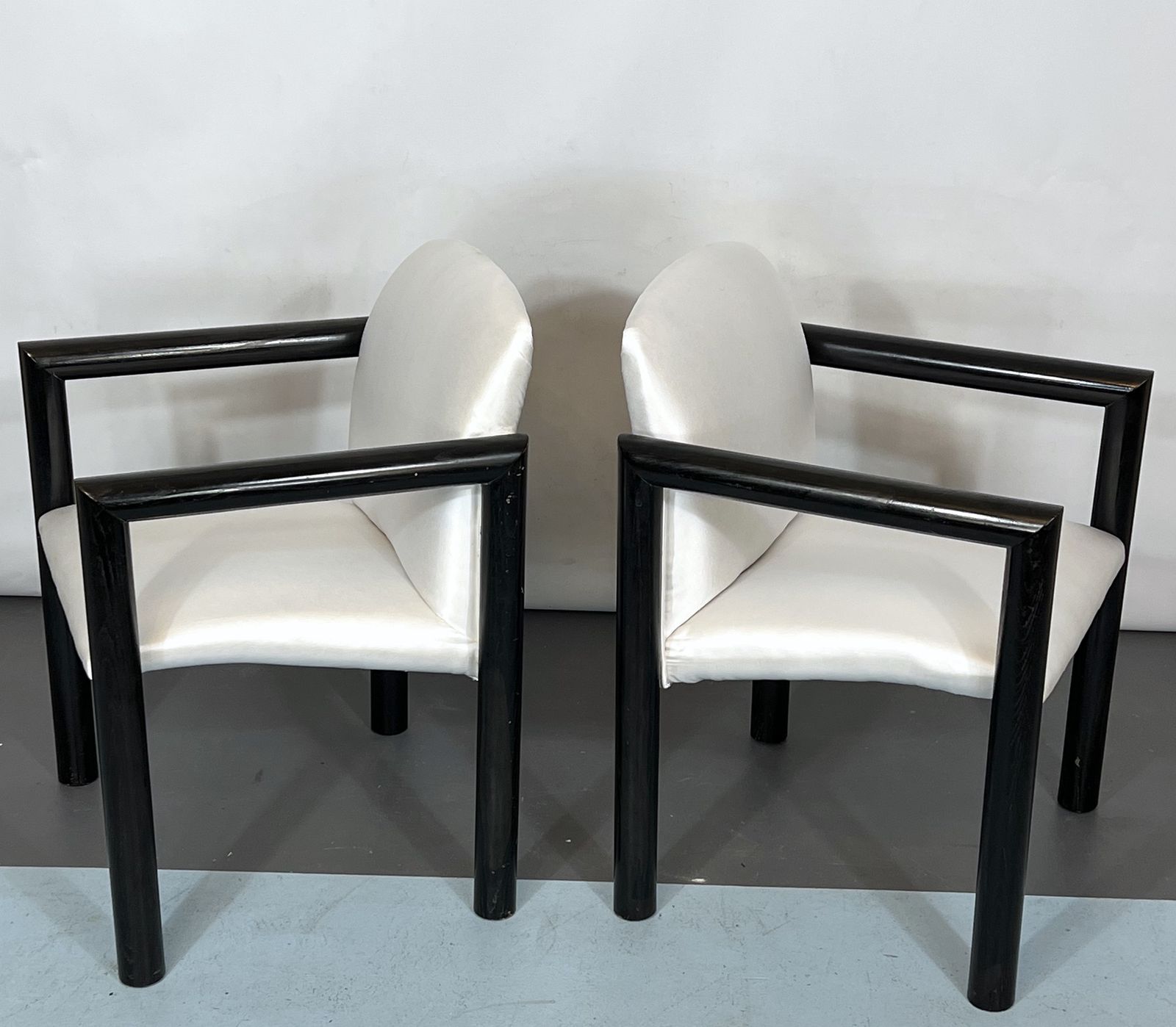 Mid Century Italian Modern Set Of 4 Armchairs From 70s photo vintage