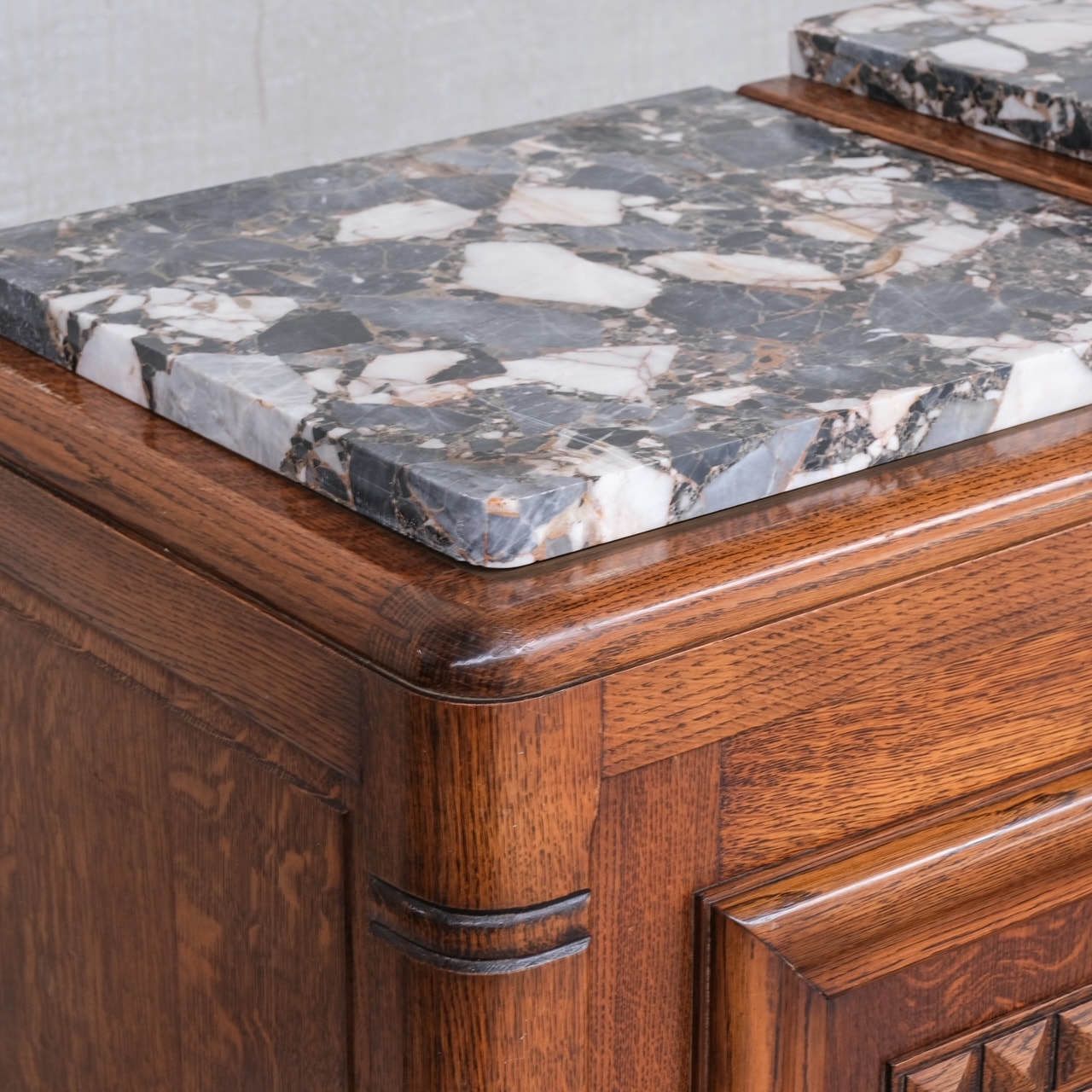 Art Deco French Marble Credenza Or Sideboard photo for sale