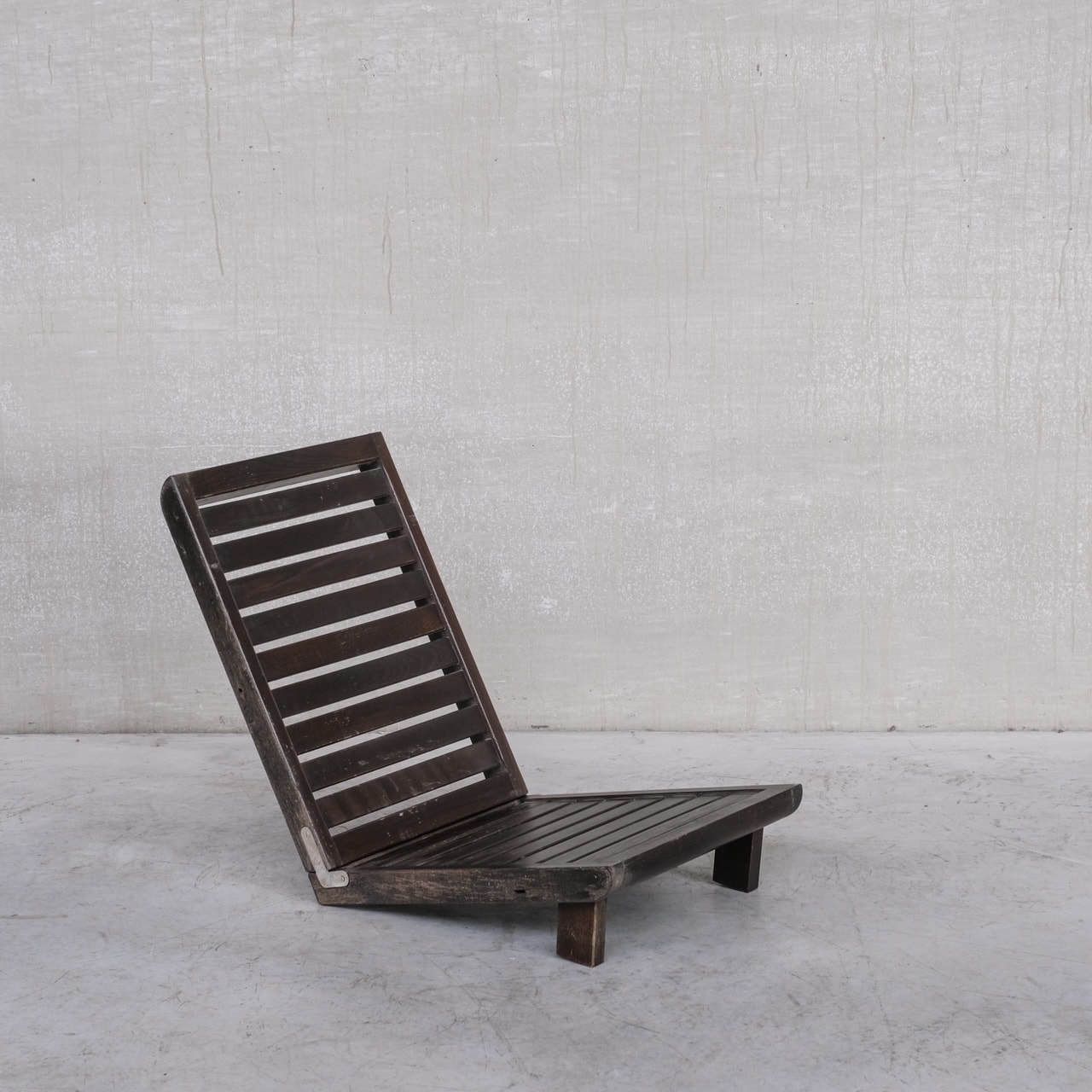 French Alpine Low Mid Century Lounge Chair photo furniture