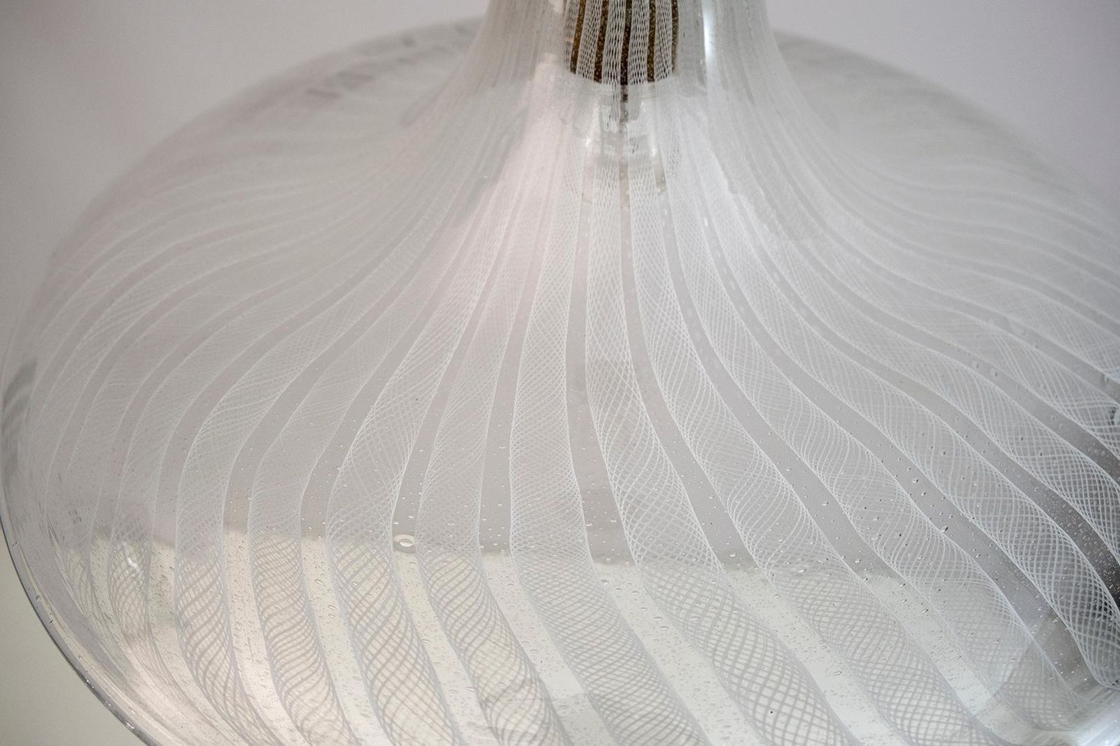 Mid Century Modern Italian Murano Bubbles Glass Pendant Lamp, 1970s photo buy