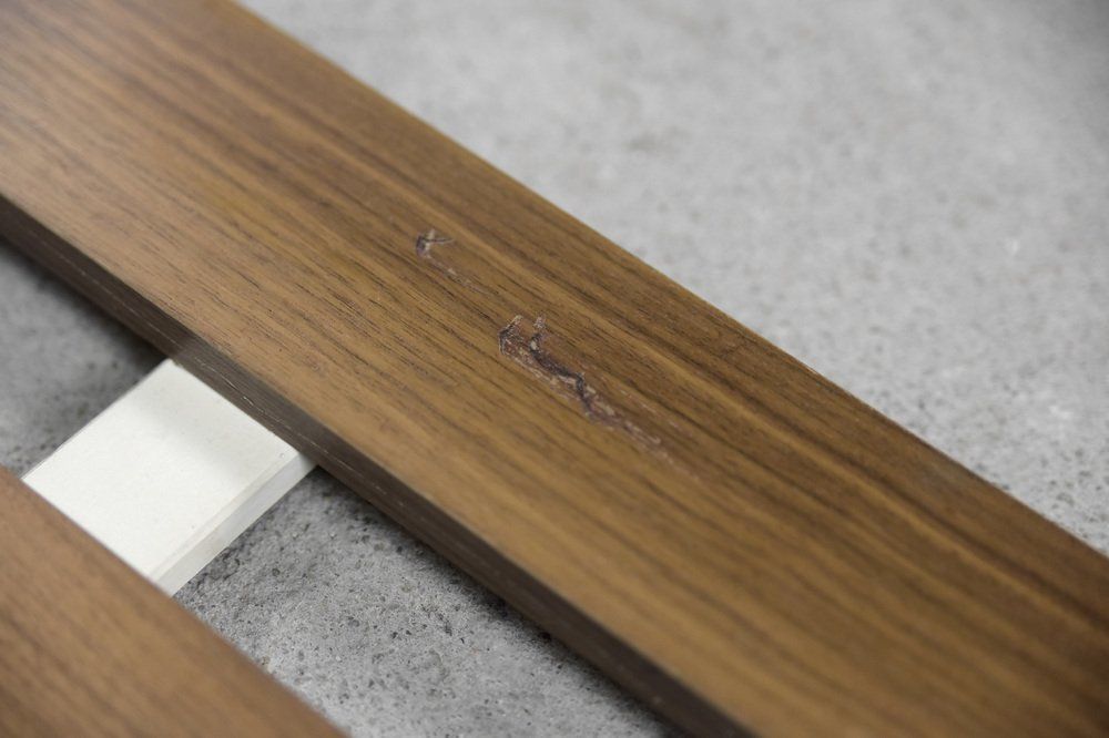 photo furniture Mid Century Scandinavian Modern Teak Wall Coat Rack, 1950s