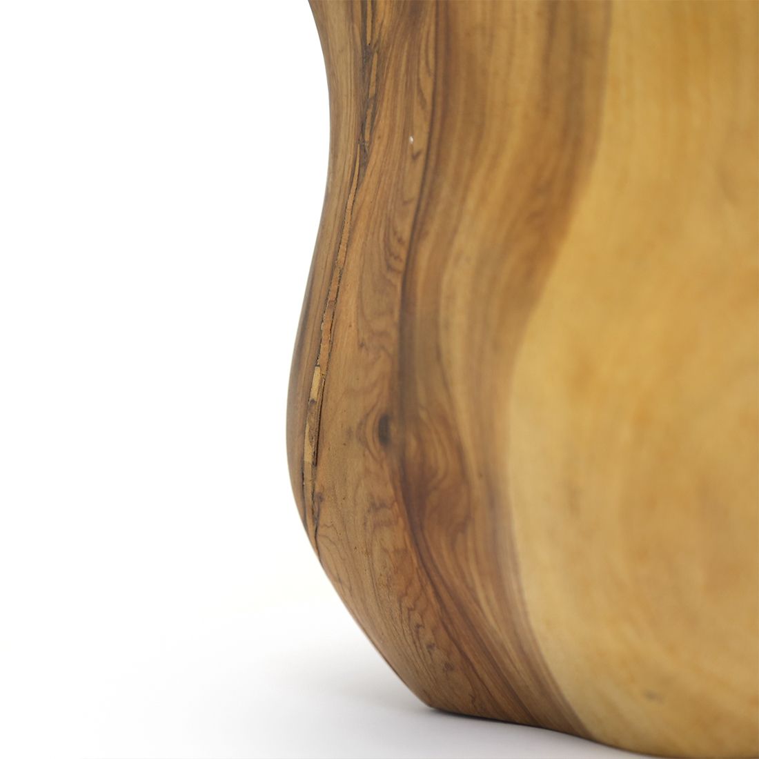 photo furniture Shaped Wooden Jug / Vase In The Style Of Alexandre Noll, 1960's