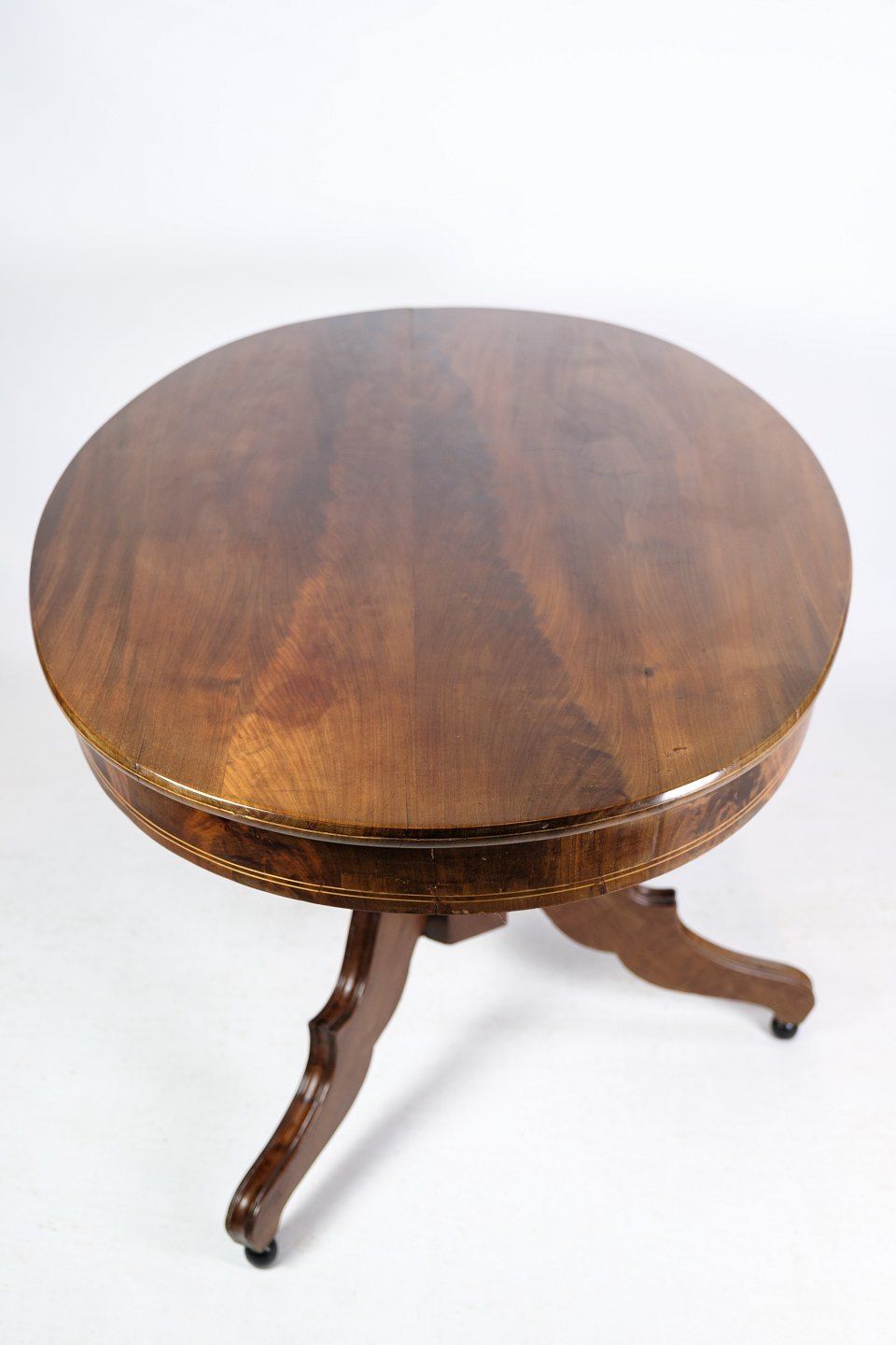 Dining Table Made In Mahogany, Late Empire, 1840 photo 950.0