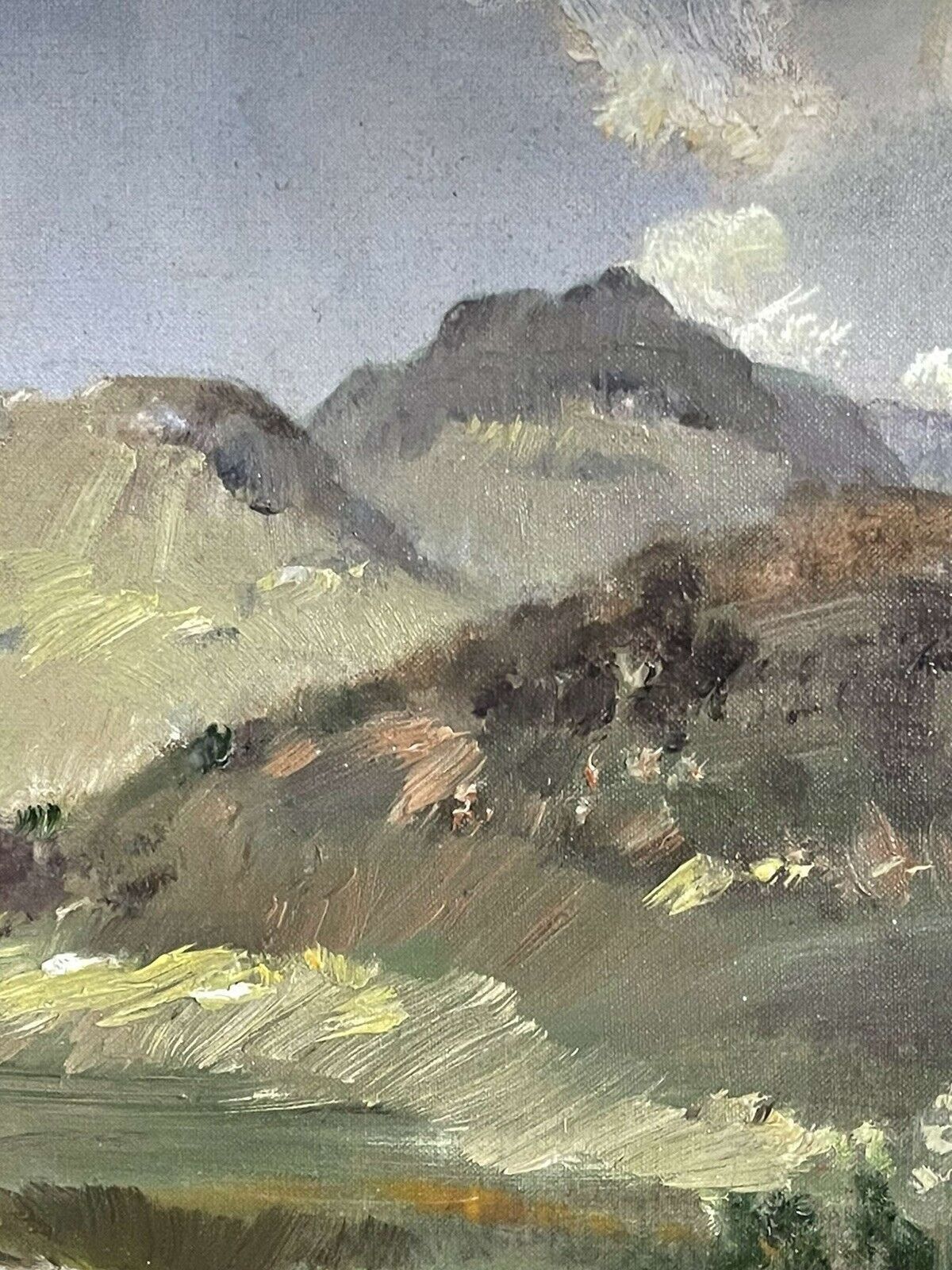 Original Painting By Vernon Ward Cumbrian Mountains photo furniture