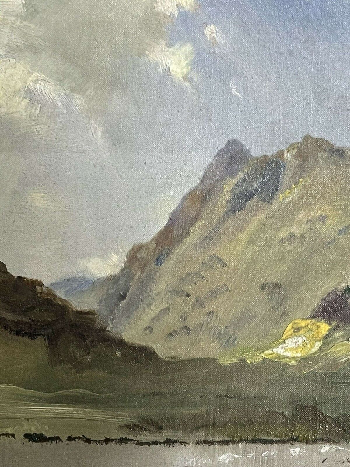 Original Painting By Vernon Ward Cumbrian Mountains photo for sale