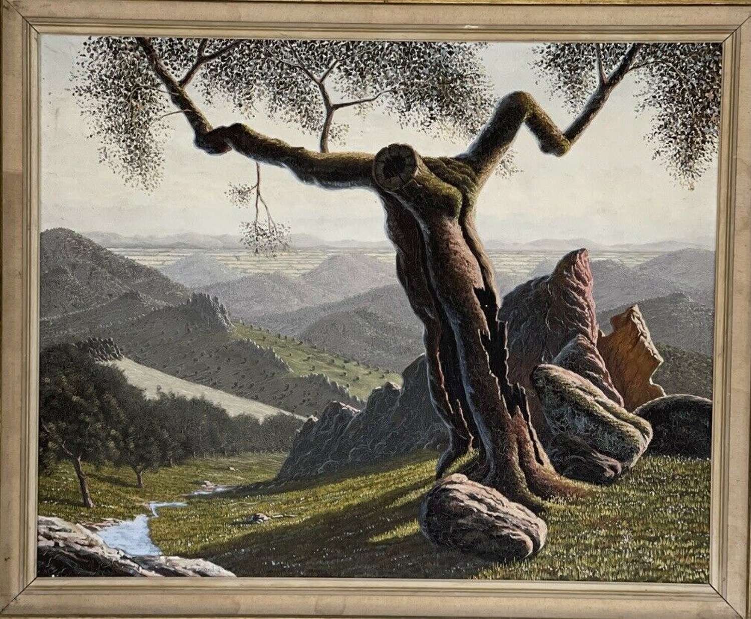Felix Fernandez Torrado Oil On Canvas. photo vintage