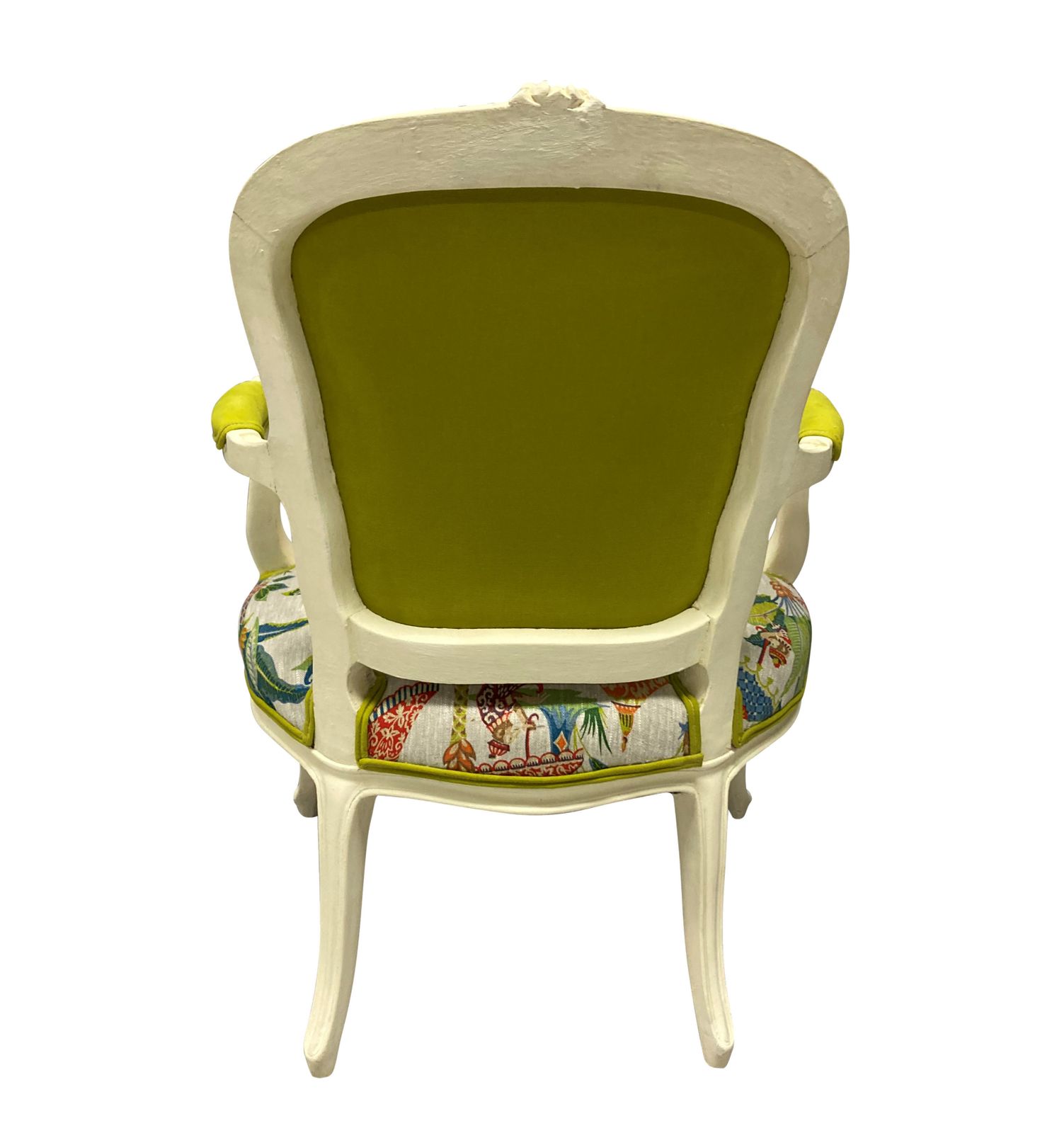A Pair Of Louis XV Style Painted Armchairs photo 2124.0