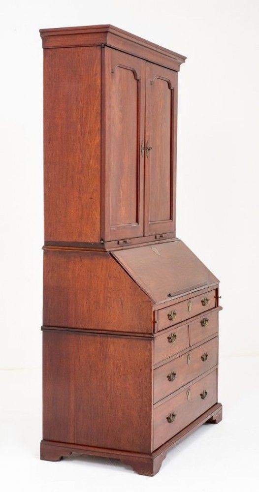 Georgian Bureau Bookcase Mahogany Antique photo furniture