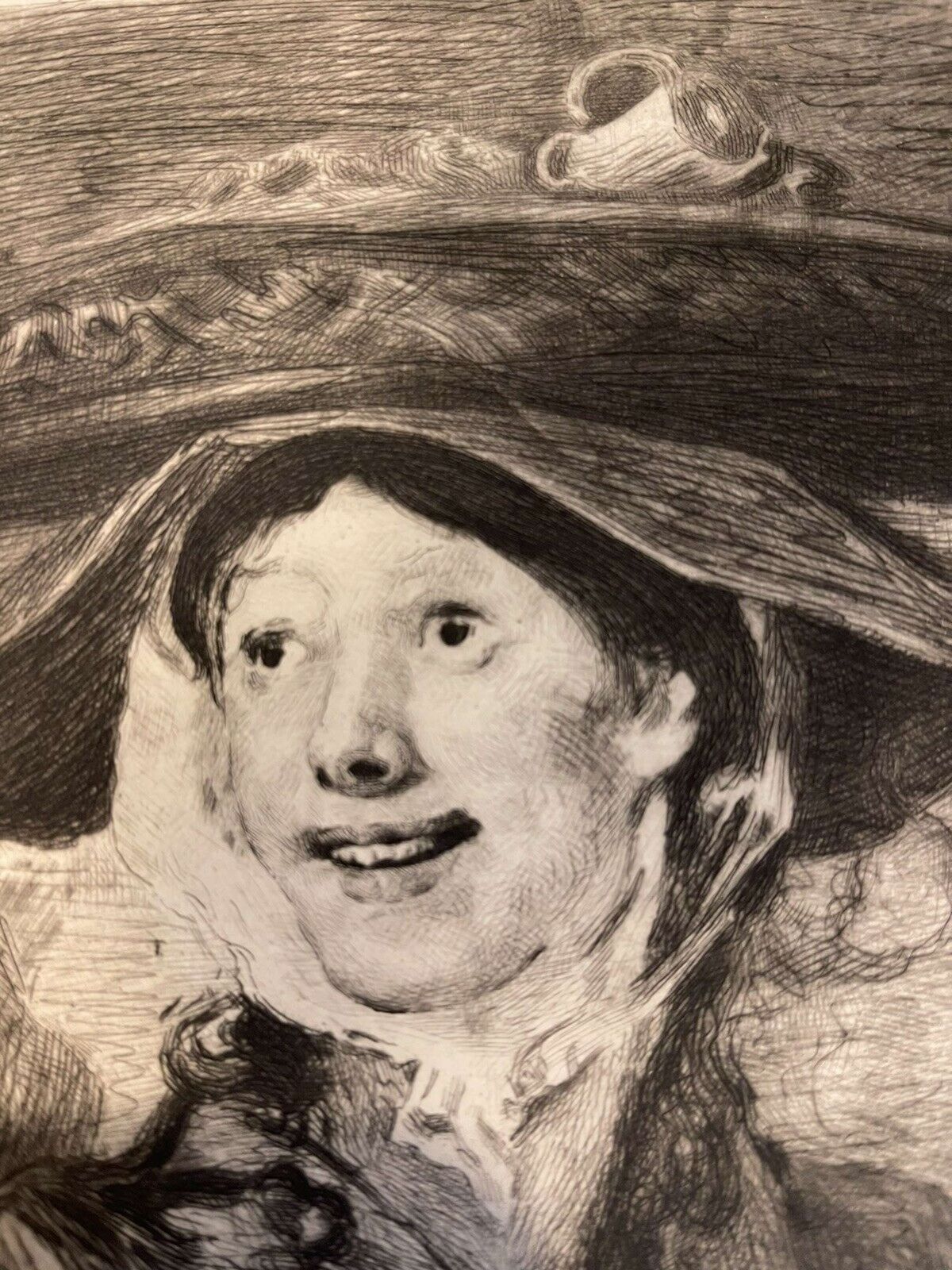 Antique Engraving A Shrimp Girl By Hogarth 1886 photo furniture