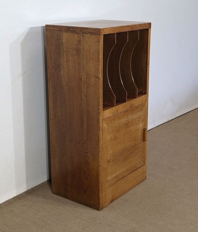 Small Filing Cabinet In Solid Oak – 1950 photo Furniture