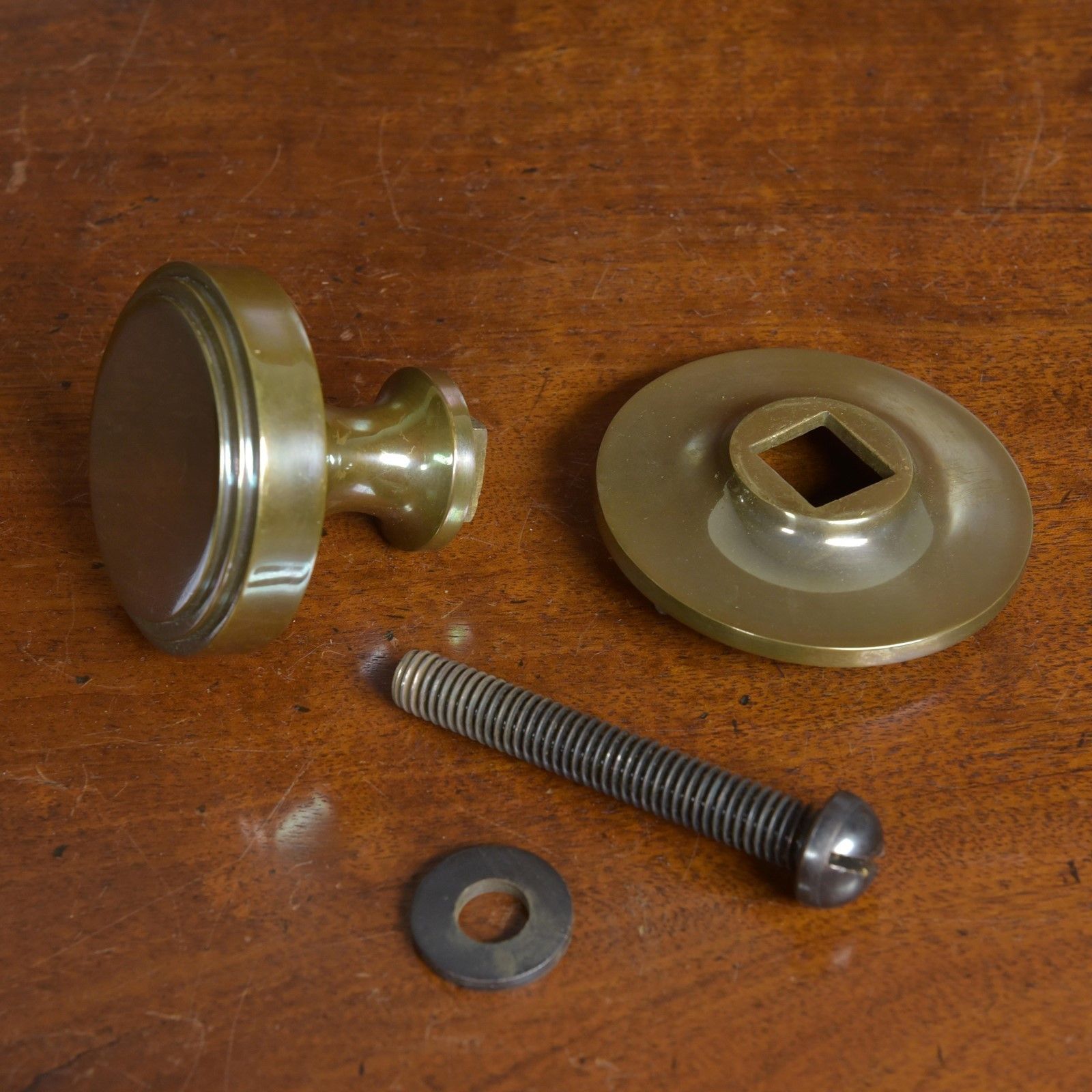 Cast Bronze Centre Door Knobs X4 photo for sale