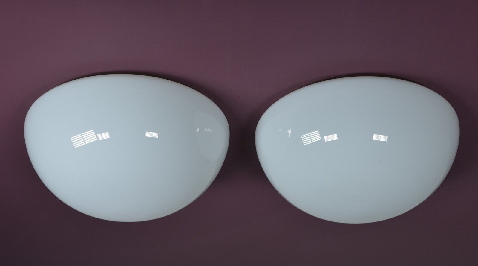 Domed Opaline Surface Mount Lights photo 402.0