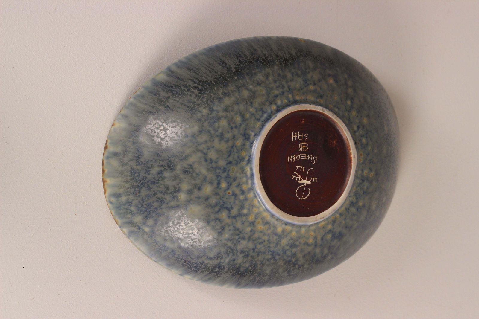1380.0 Scandinavian Modern Swedish Bowl By Carl Harry Stalhane And Maker Rorstrand photo