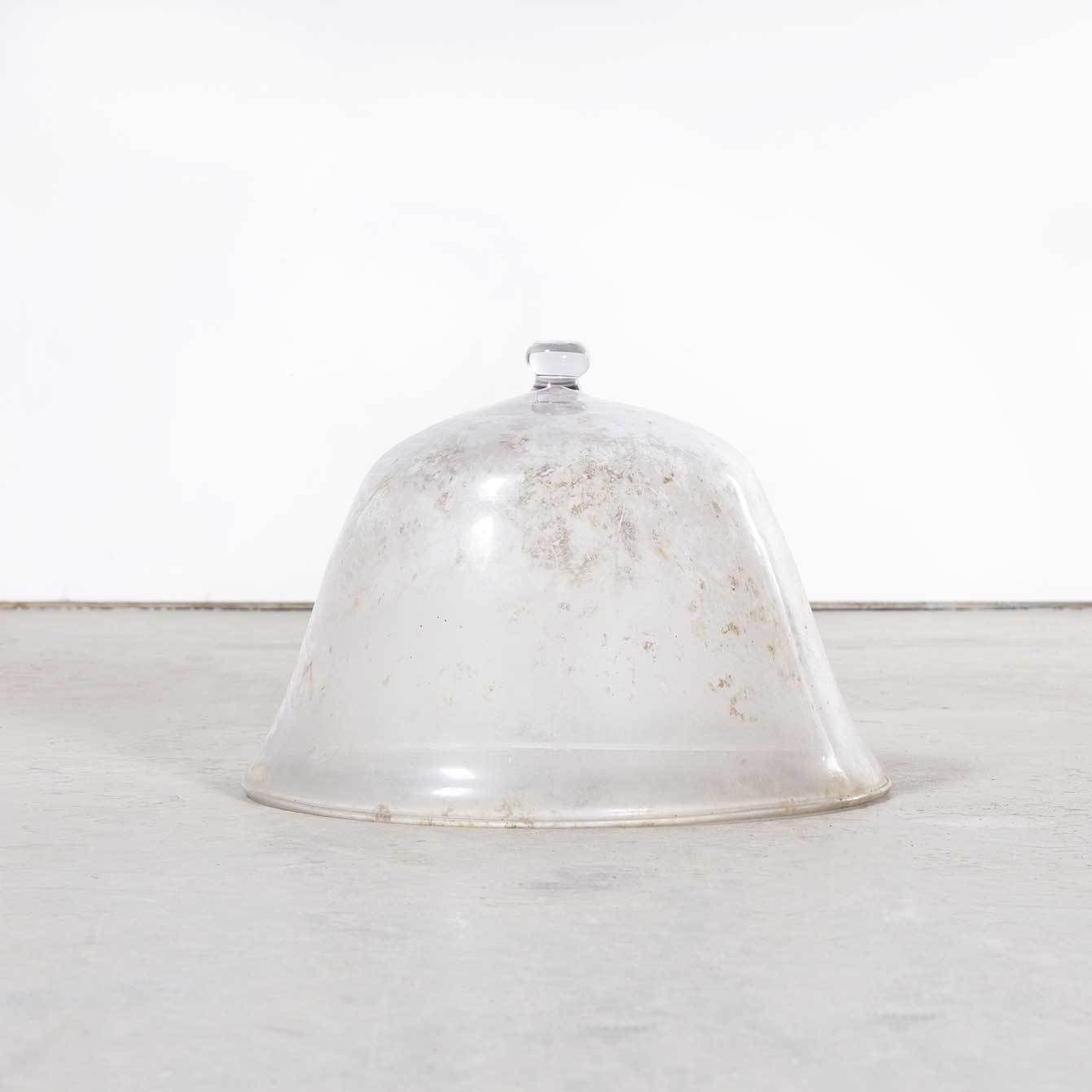 19th Century French Mouth Blown Glass Cloche (1422.4)