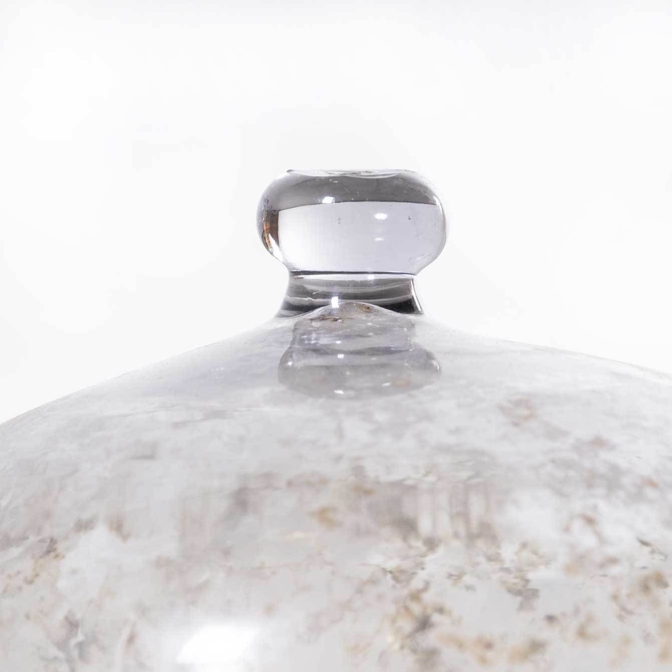 19th Century French Mouth Blown Glass Cloche (1422.4) photo Home Decor