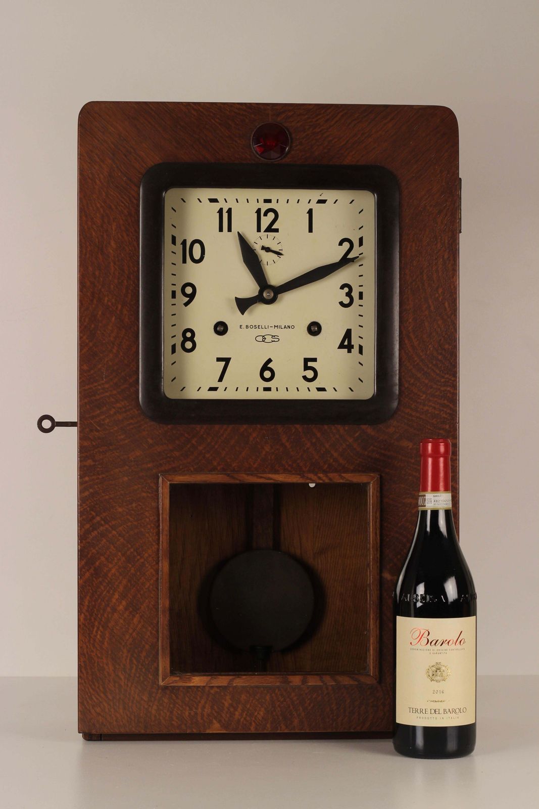 photo vinterior 1920’s Bakelite Italian Railway Station Wall Clock From The Italian Riviera