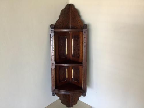 Georgian Mahogany Hanging Shelf Unit