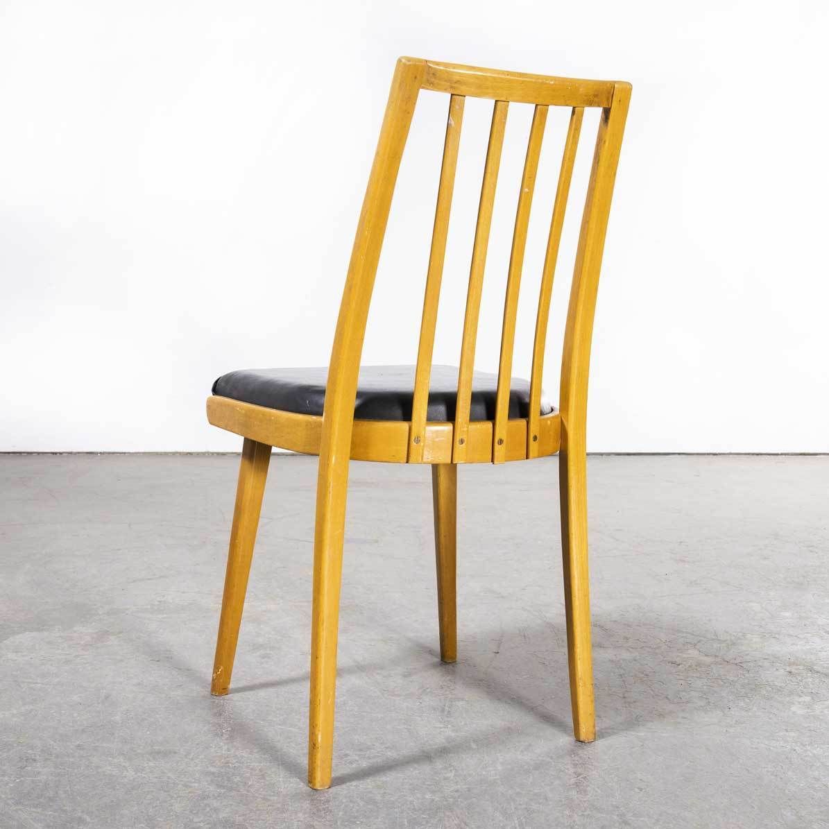 1960’s Mid Century Upholstered Dining Chairs By Interier Praha  Set Of Four photo vintage