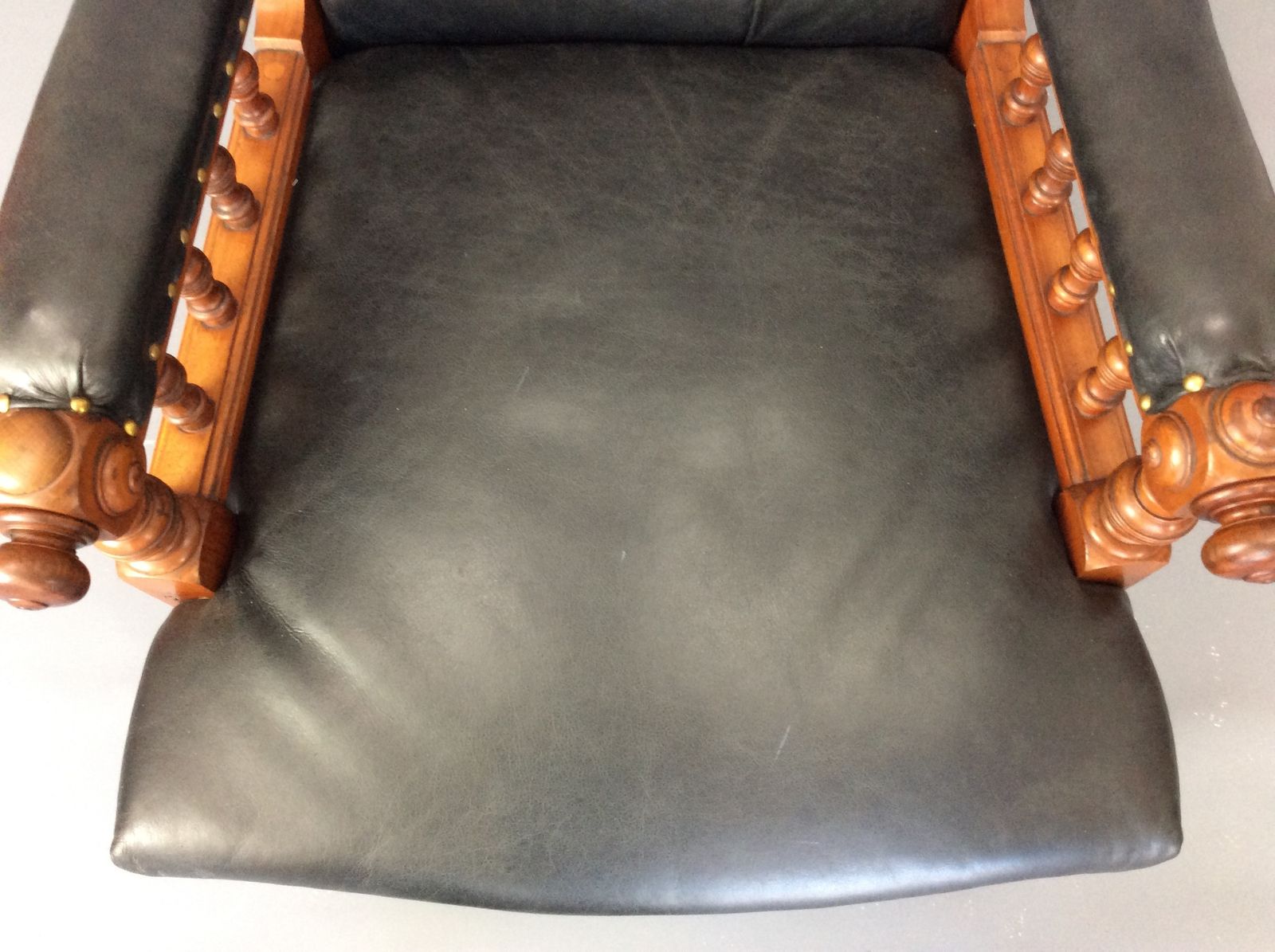 19th Century Reclining Library Reading Chair photo Furniture