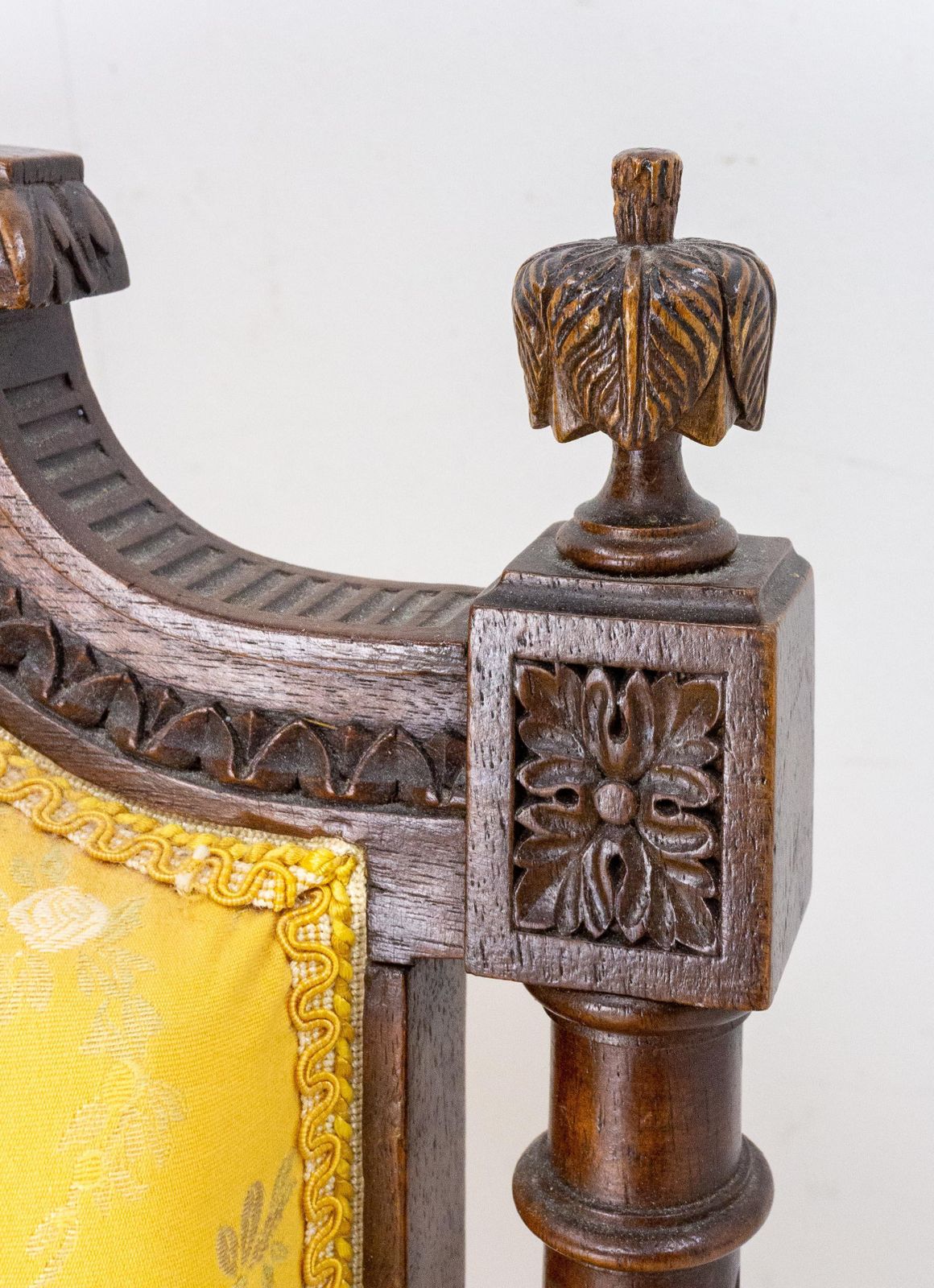 photo furniture Walnut Fauteuil Louis XVI Revival Armchair French, Late 19th Century To Recover