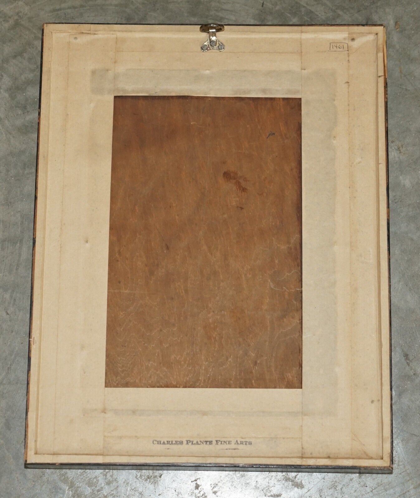 photo furniture Very Fine Circa 1850 French School Study Of The Side Of A Ship In Chalk On Paper