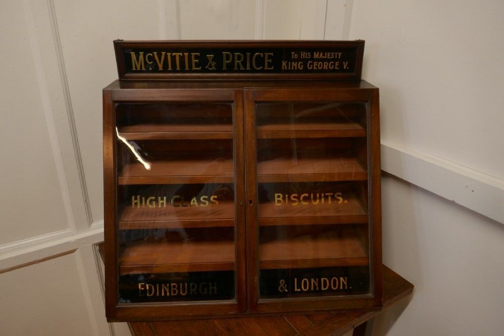 Mcvitie & Price Counter Top Cake Shop Display Cabinet photo furniture