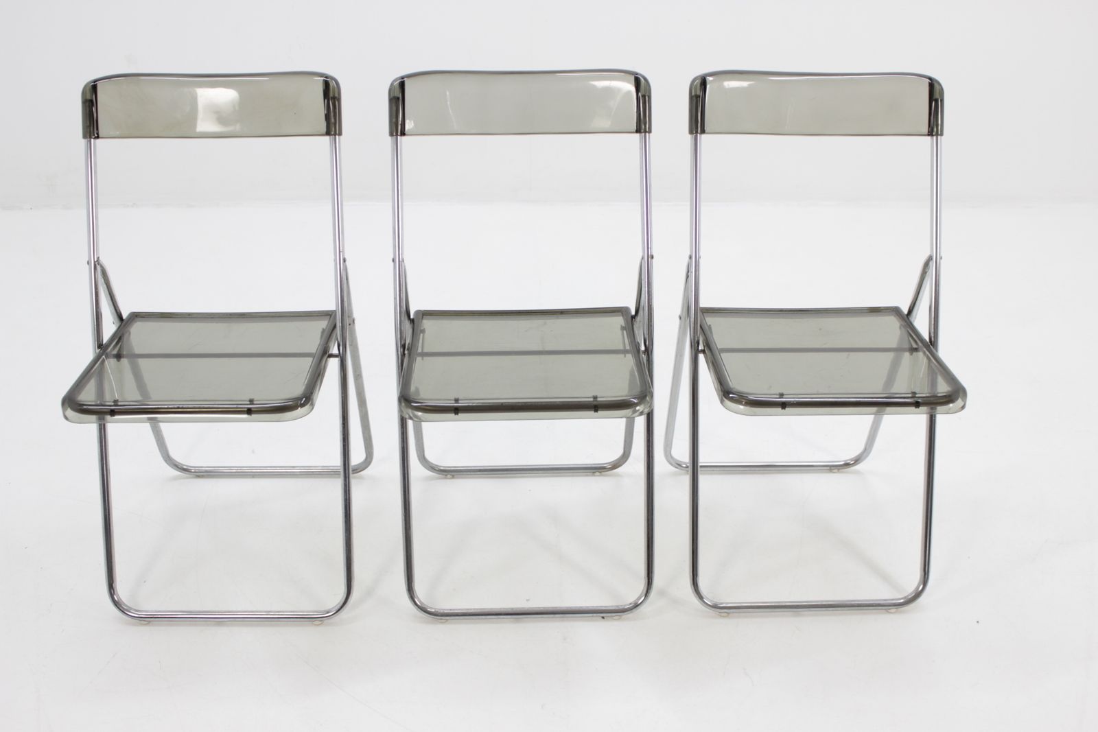 Set Of Three Folding Midcentury Chairs From Sweden, 1970s photo vintage