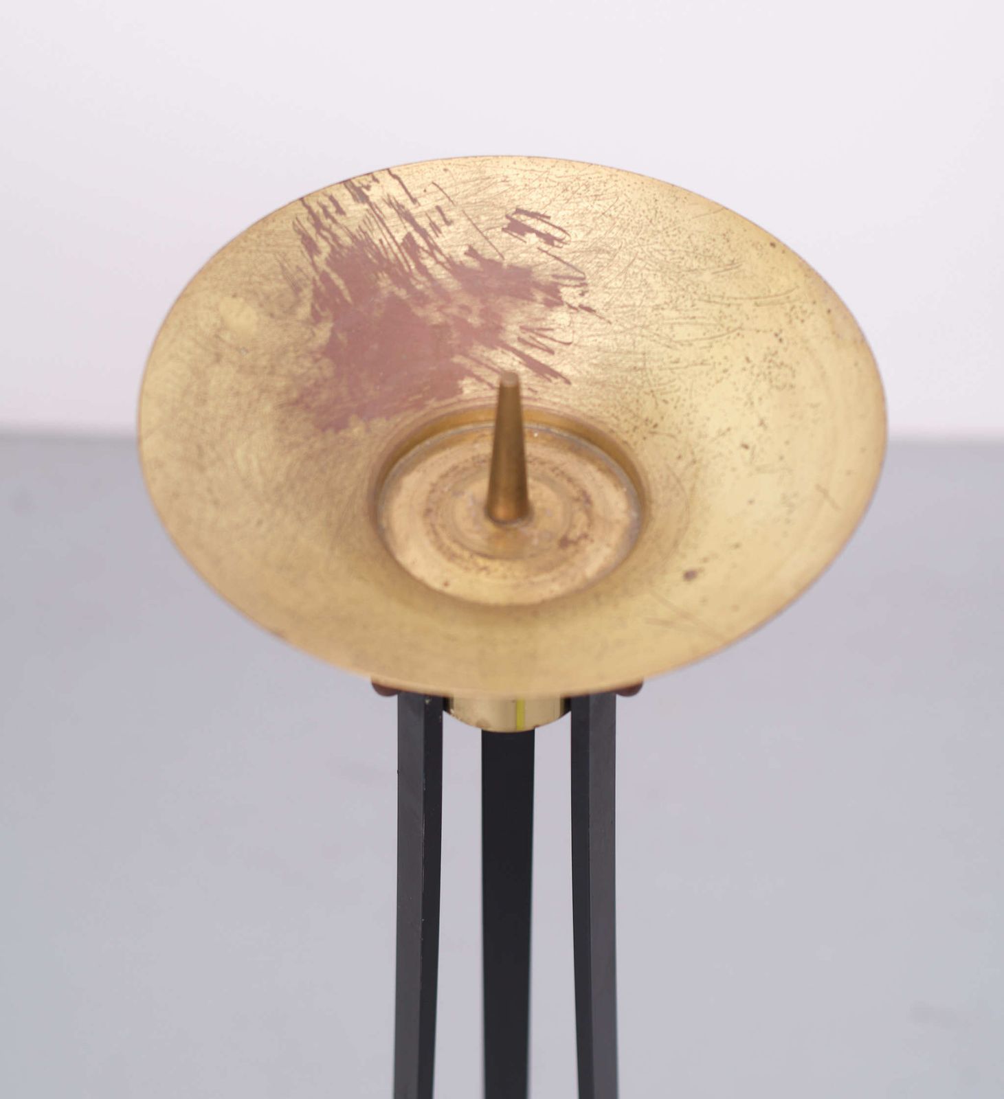Art Deco Brass Big Church Torchères Dutch 1930s photo furniture