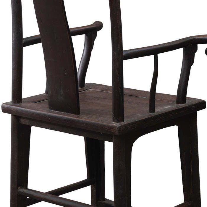 Pair Of Antique Yoke Back Armchairs photo 3145.0
