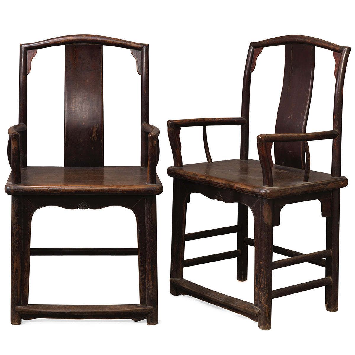 Pair Of Round Backed Southern Official Chairs