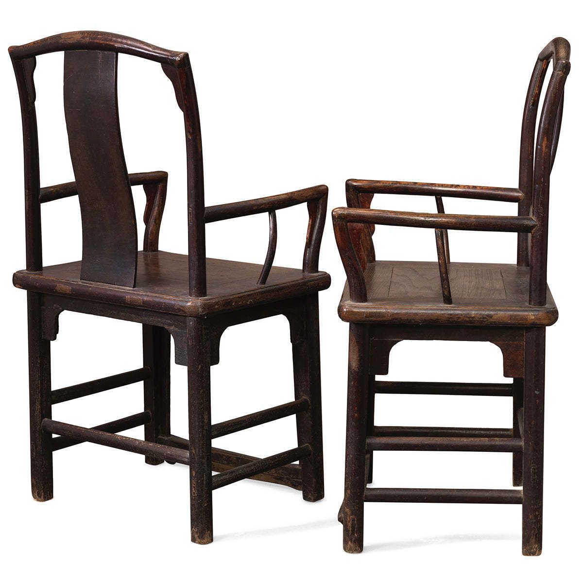 Pair Of Round Backed Southern Official Chairs photo for sale