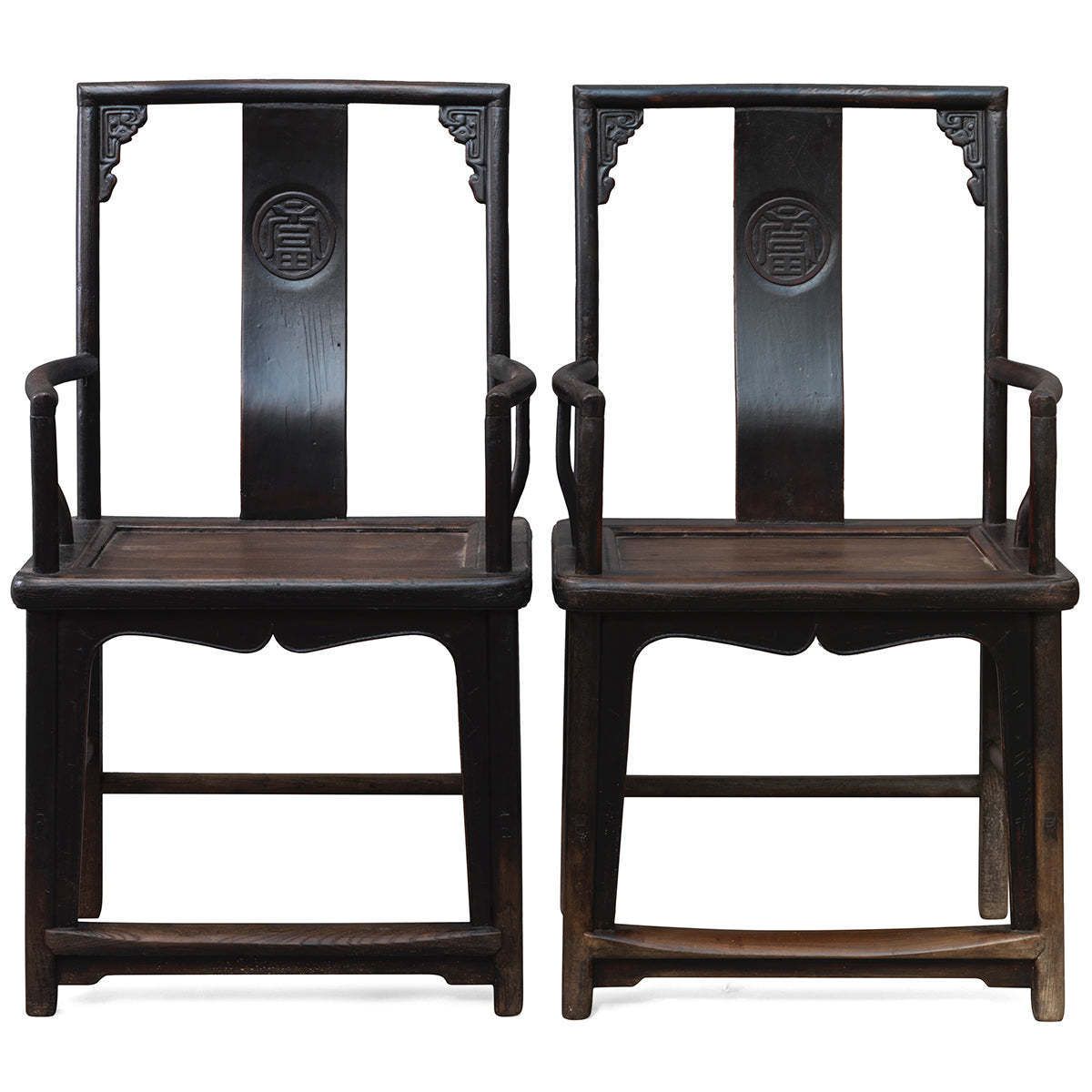 Pair Of Elm Southern Official Chairs photo furniture