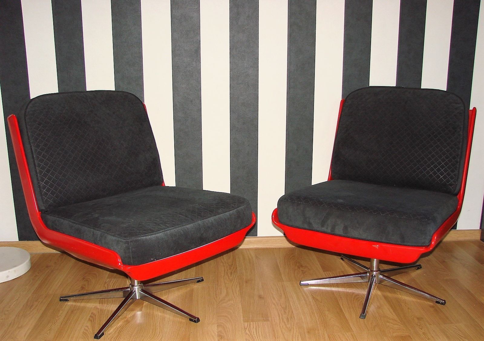 Pair Of Dinna Veb Mobel Kombinat Armchairs, Germany 1960s photo furniture
