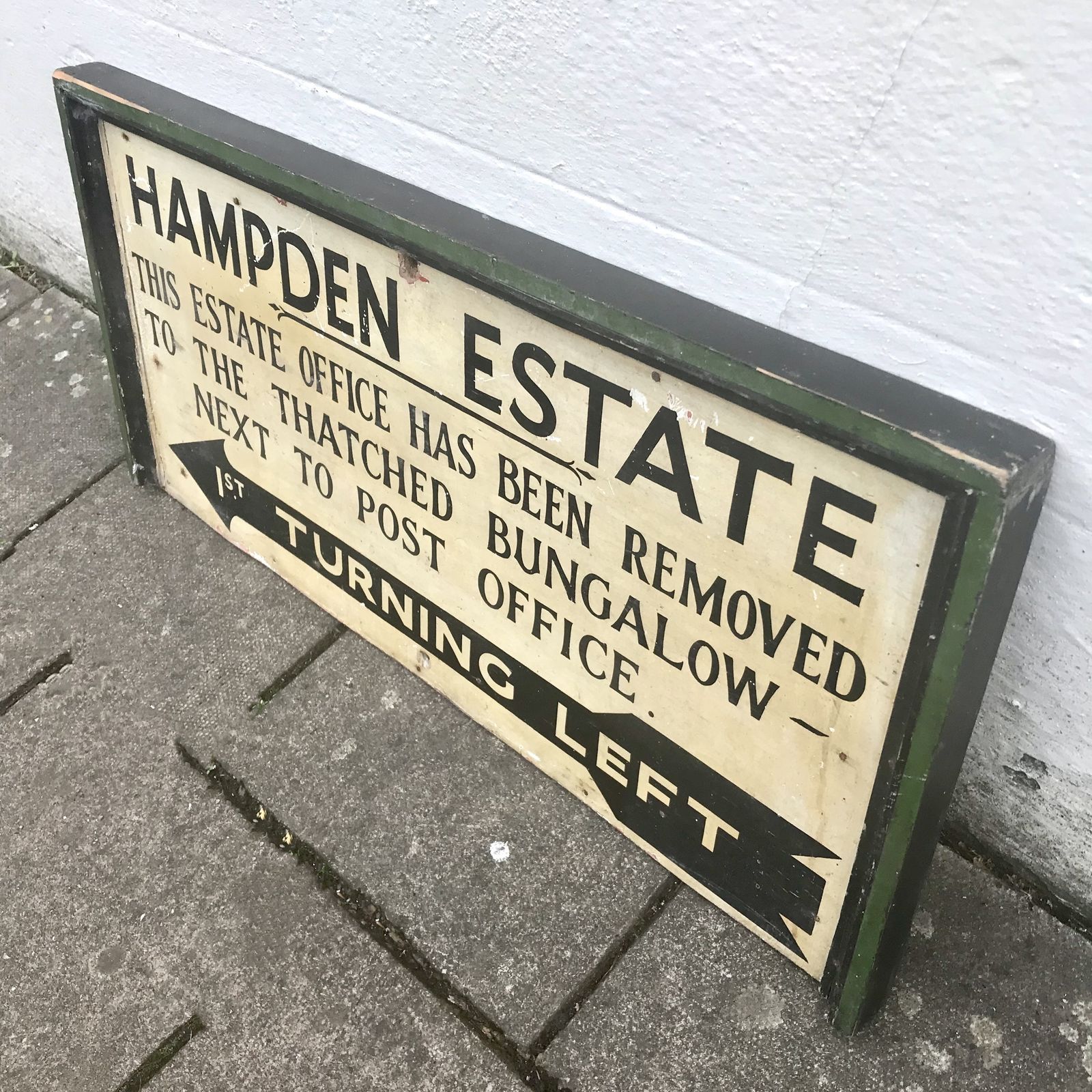 C. 1930’s Hand Painted/ Signwritten Country House Sign photo furniture