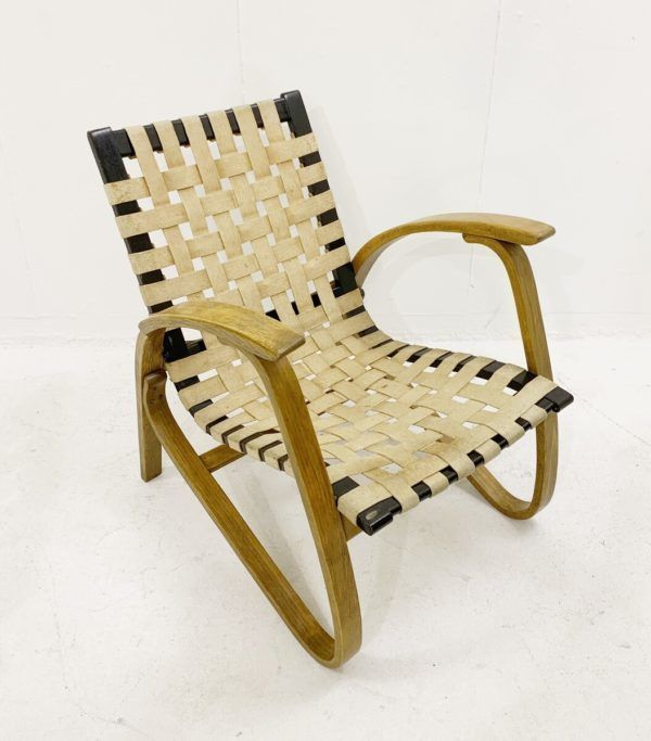 Pair Of Mid Century Bentwood Armchairs By Jan Vanek For Up Závody photo vinterior