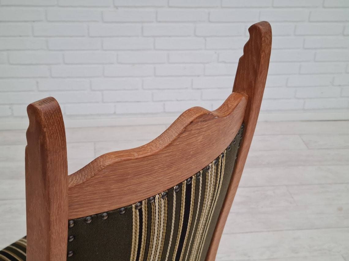 Ca. Jaren 1960, Deens Design, Stijl Van Henning Kjærnulf, Set Hoge Rugstoelen, Eikenhout photo 912.0