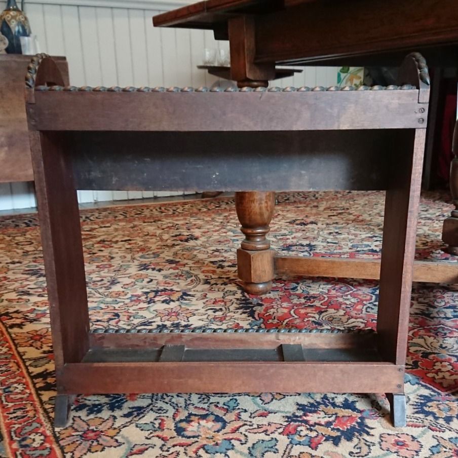 Pretty Carved Wooden Umbrella And Cane Stand photo furniture