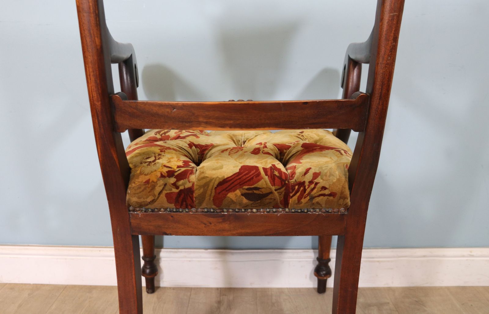 photo for sale A Lovely Comfortable Victorian Mahogany Bar Back Carver Chair